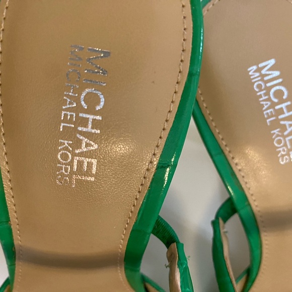 Michael Kors Green Mules - Picture 8 of 9